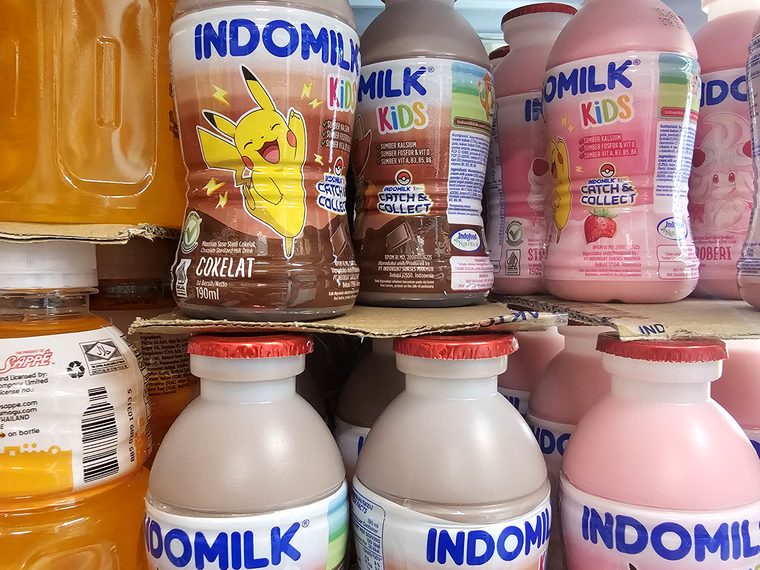Indomilk Kids in the fridge